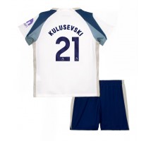 Tottenham Hotspur Dejan Kulusevski #21 Koszulka Podstawowa dzieci 2025-26 Krótki Rękaw (+ krótkie spodenki)